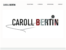 Tablet Screenshot of carollbertin.net